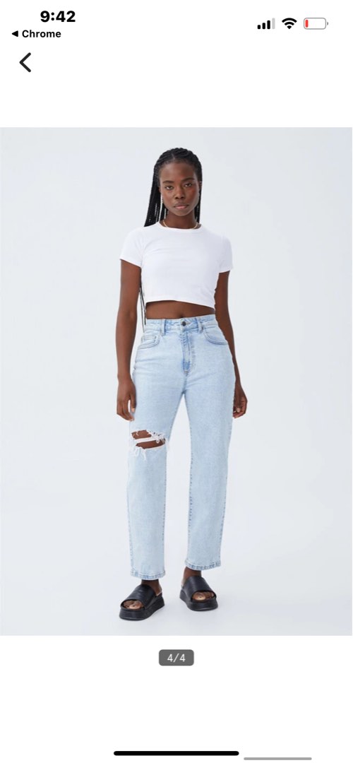 Cotton on stretch straight leg on sale