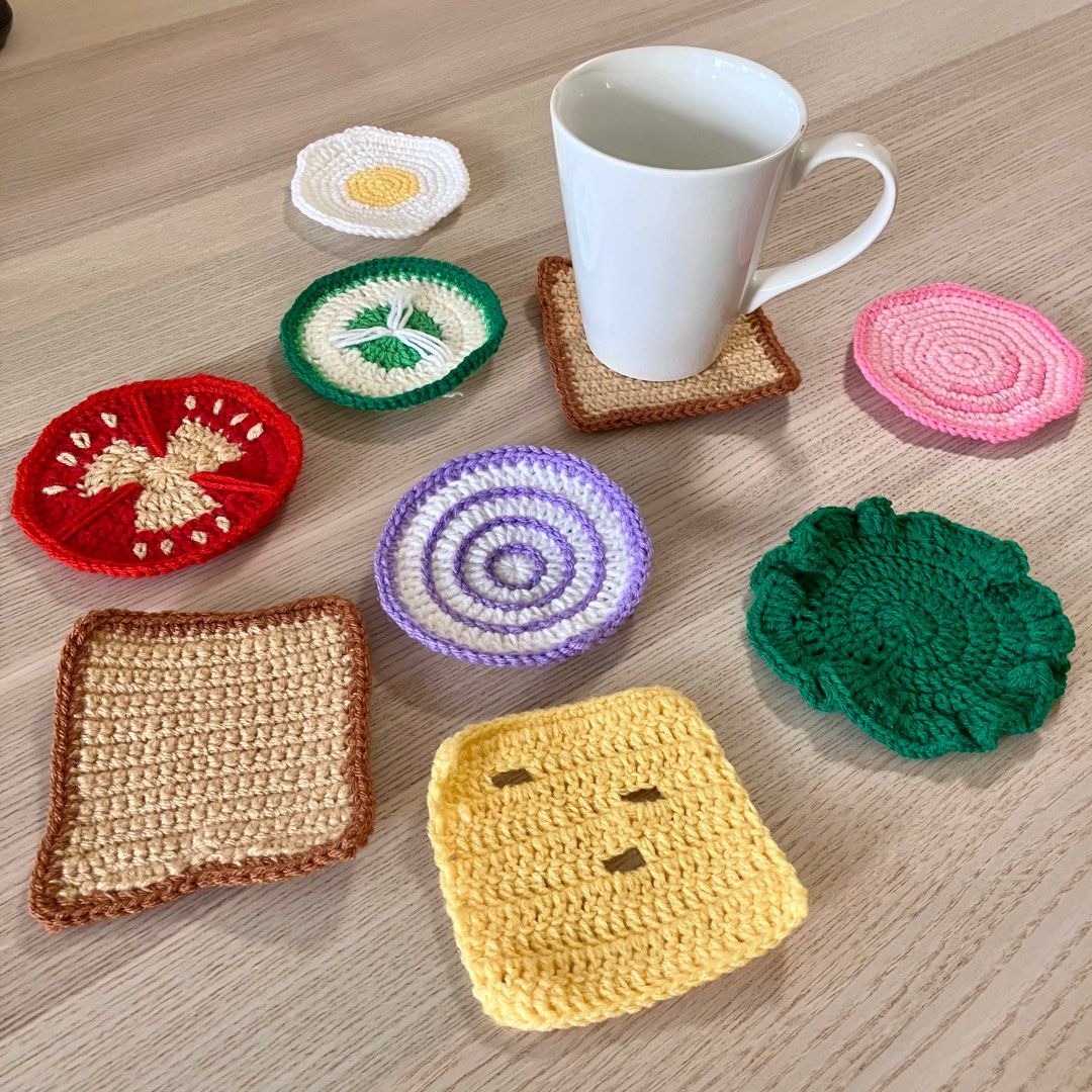 Sandwich Coaster Set pattern by Duong Nguyen