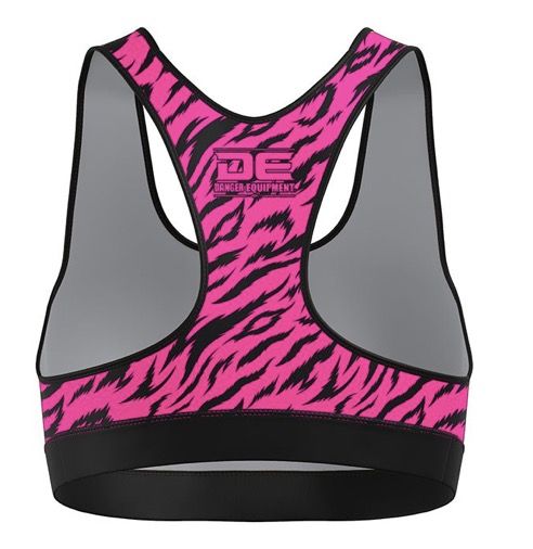 Danger Equipment Women's Hot Pink Sports Bra