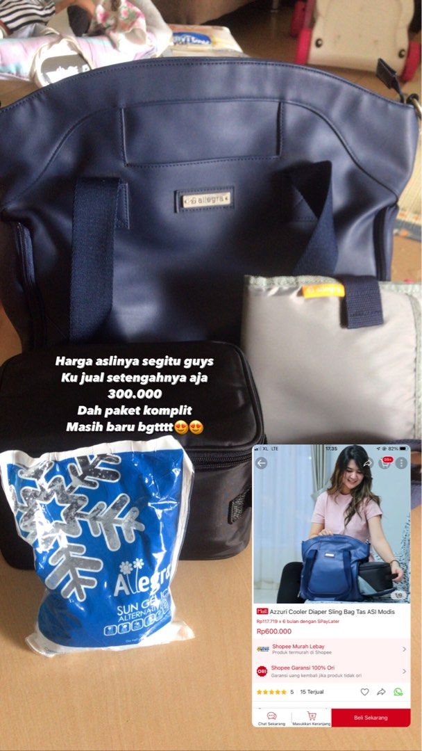 Diaper bag by allegra