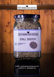 DILL SEEDS in jars, cannisters, pouches, retail and wholesale kilo kilo available! We have more than 100+++ Spices and herbs to chooses from!