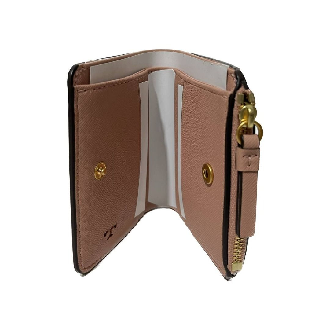 Shop Tory Burch ROBINSON Saffiano Plain Leather Folding Wallet Small Wallet  Logo (146368, 142751) by ALOHAMALL