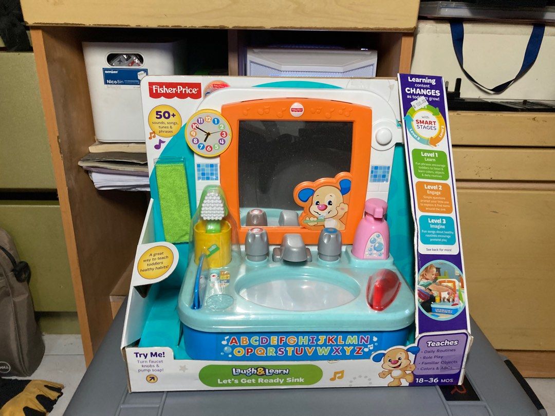 Fisher price let's discount get ready sink