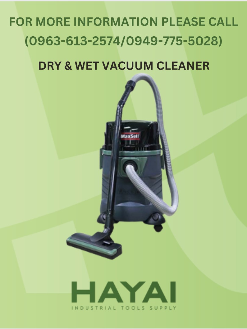 DRY & WET VACUUM CLEANER, Commercial & Industrial, Construction Tools