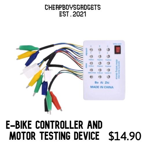 Testing ebike controller hotsell