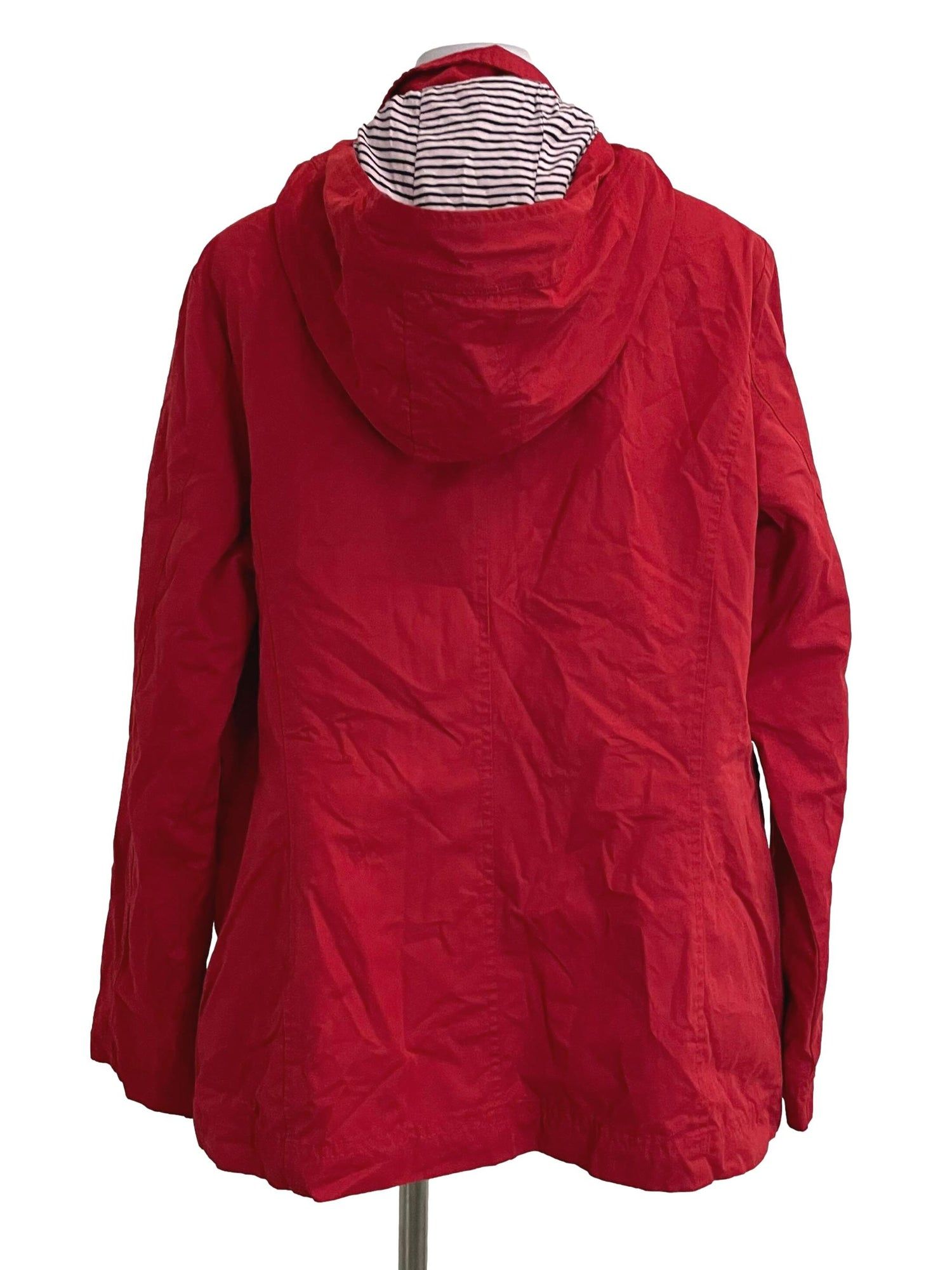 Utilitarian hooded top bomber jacket