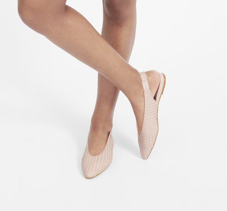 Everlane woven slingback sales