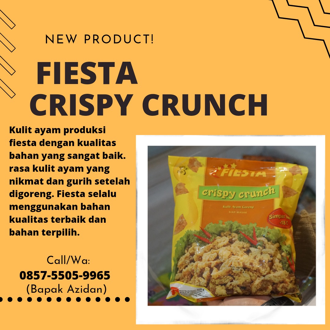FIESTA CRISPY CRUNCH 300g || KDELE FROZEN FOOD, Makanan & Minuman ...