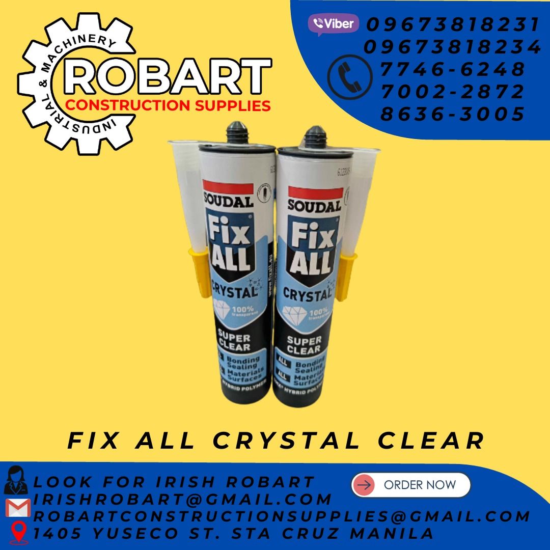fix all crystal super clear, Commercial & Industrial, Construction ...