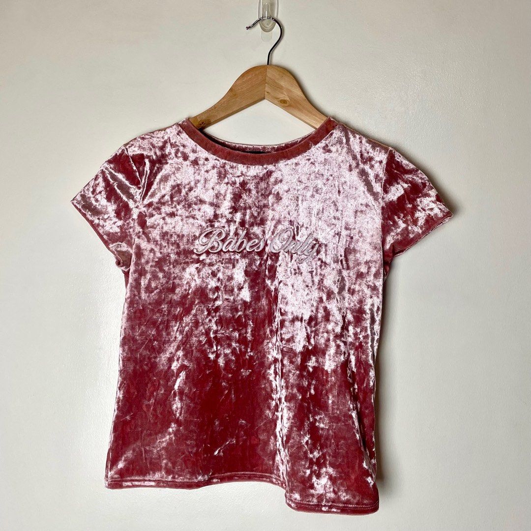 forever 21 velvet shirt