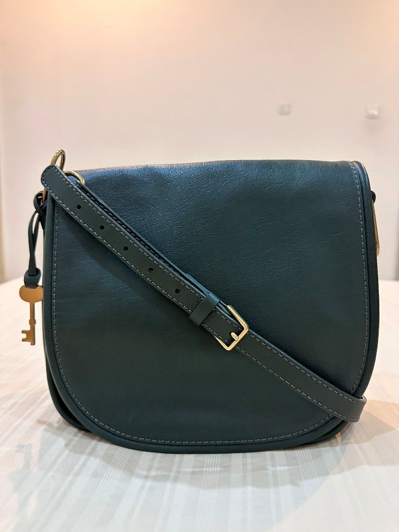 Fossil Rumi Crossbody Bag Alpine Green Large