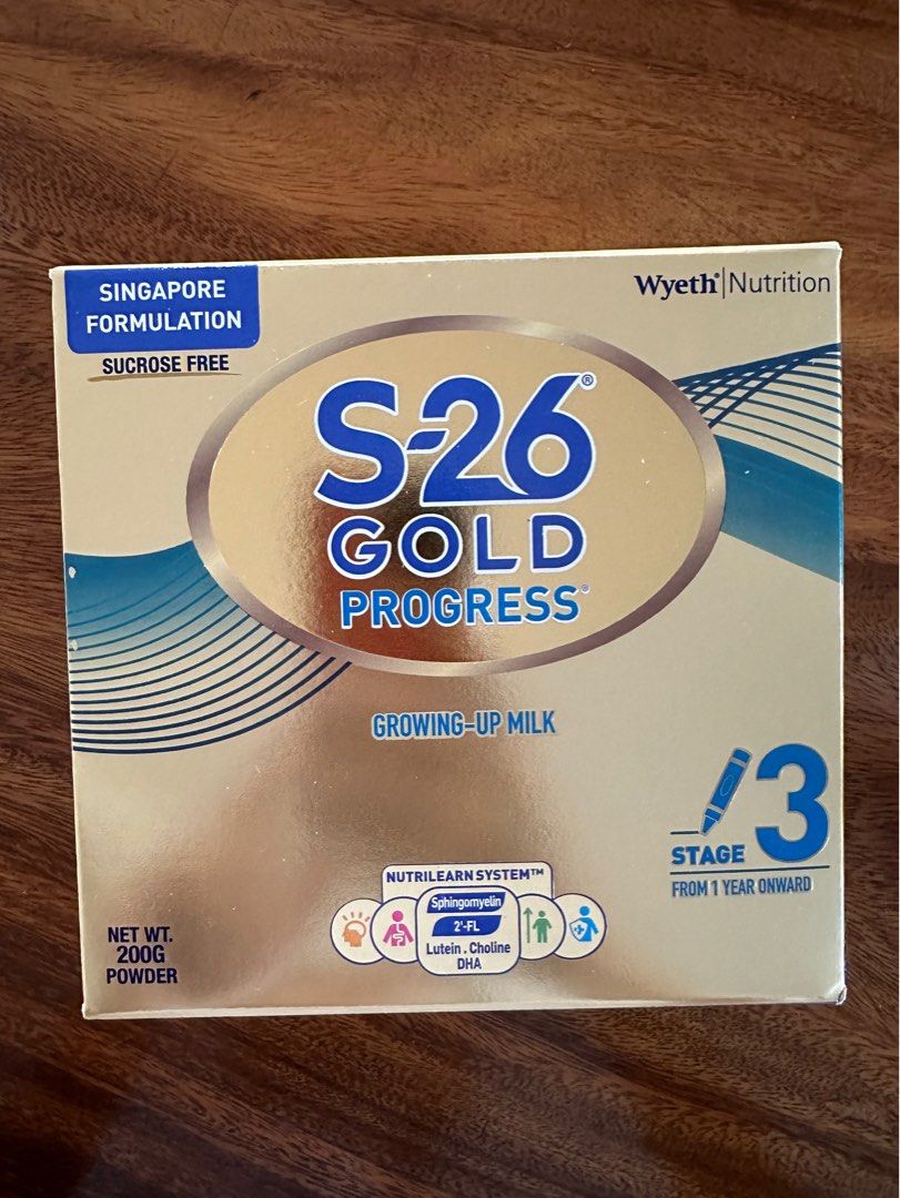 (FREE) S26 Gold Progress Stage 3 formula sample, Babies & Kids, Nursing ...