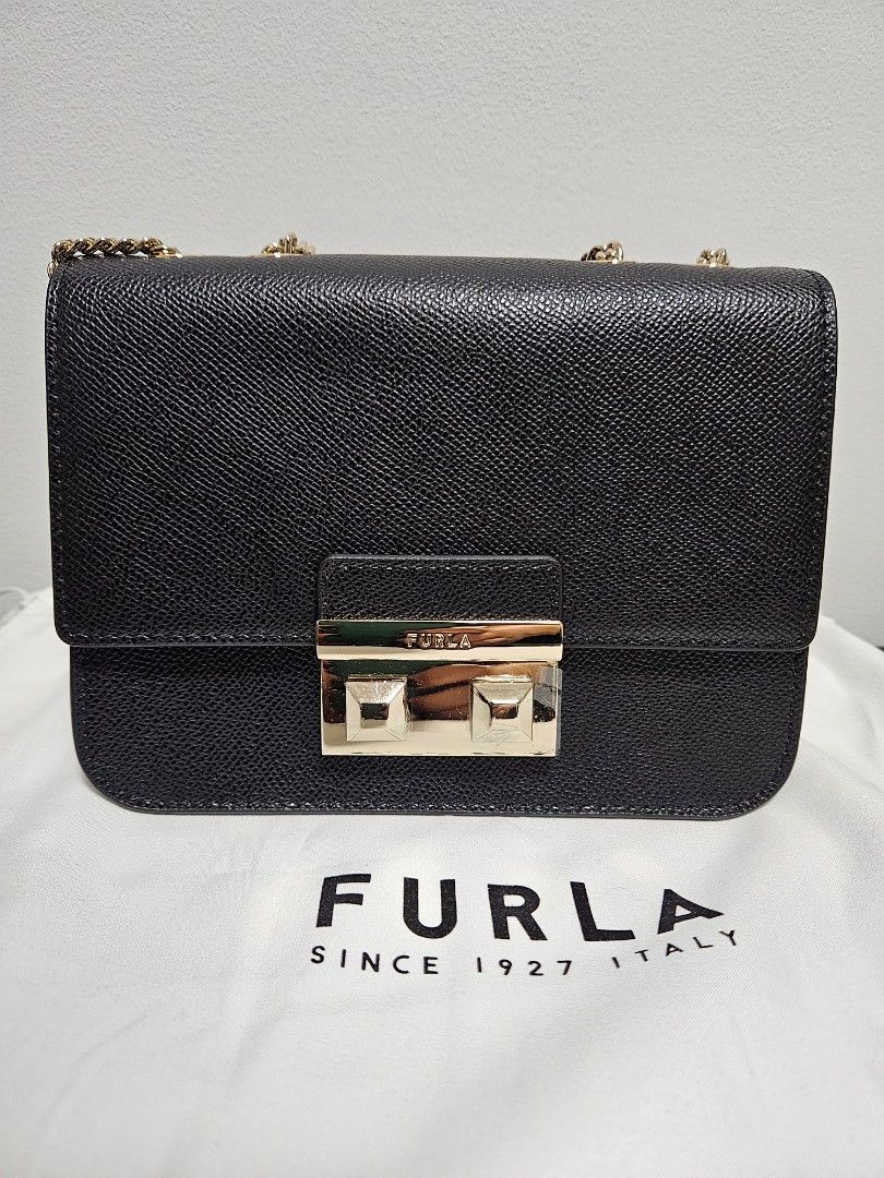 Furla Bella Mini crossbody (Category: Cross-body Bags) located in Santa Rosa. Submitted by acleancloset (Listing ID 1263661556, Image 1). Description: please see pictures bought from Saks Off Fifth Avenue new with tags & dust bag I only sell genuine, authentic items sourced from sprees in Aus, US & UK or Rustan's/ Greenbelt. Read my reviews for proof. No returns & exchanges, full payment required before items ships. Freebies not guaranteed. IF IN