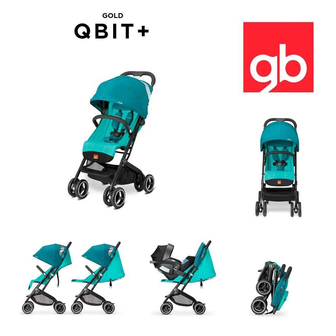 GB Qbit Plus Compact Baby Stroller Qbit Capri Blue with