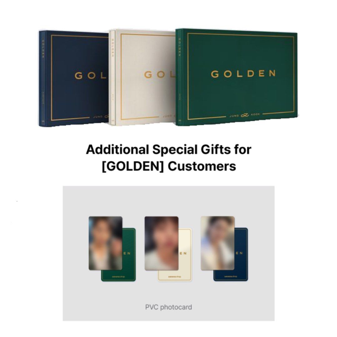 BTS JUNGKOOK GOLDEN weverse SPECIAL GIFT