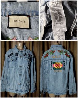Modern gucci denim jacket cheap