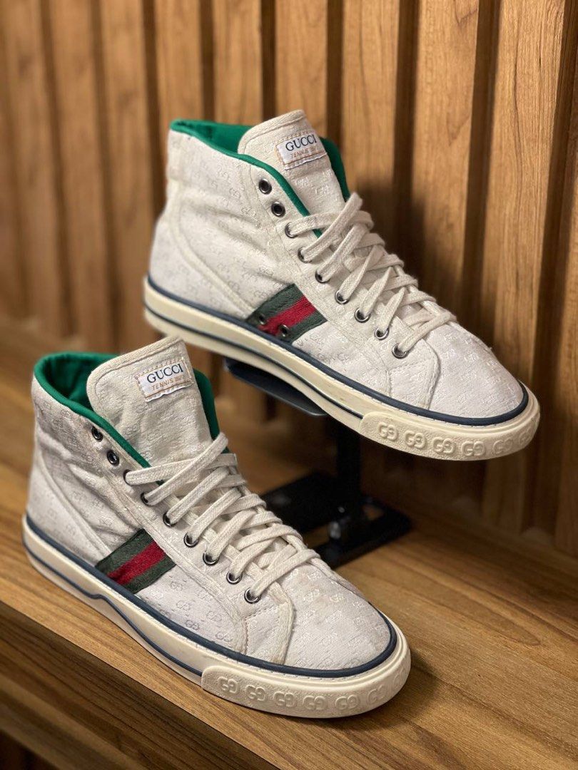 Gucci high top tennis shoes top