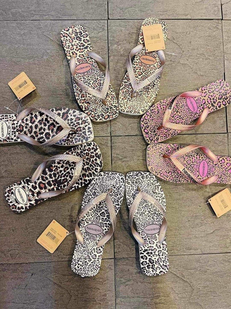 HAVAIANAS LEOPARD LV Women s Fashion Footwear Flats Sandals