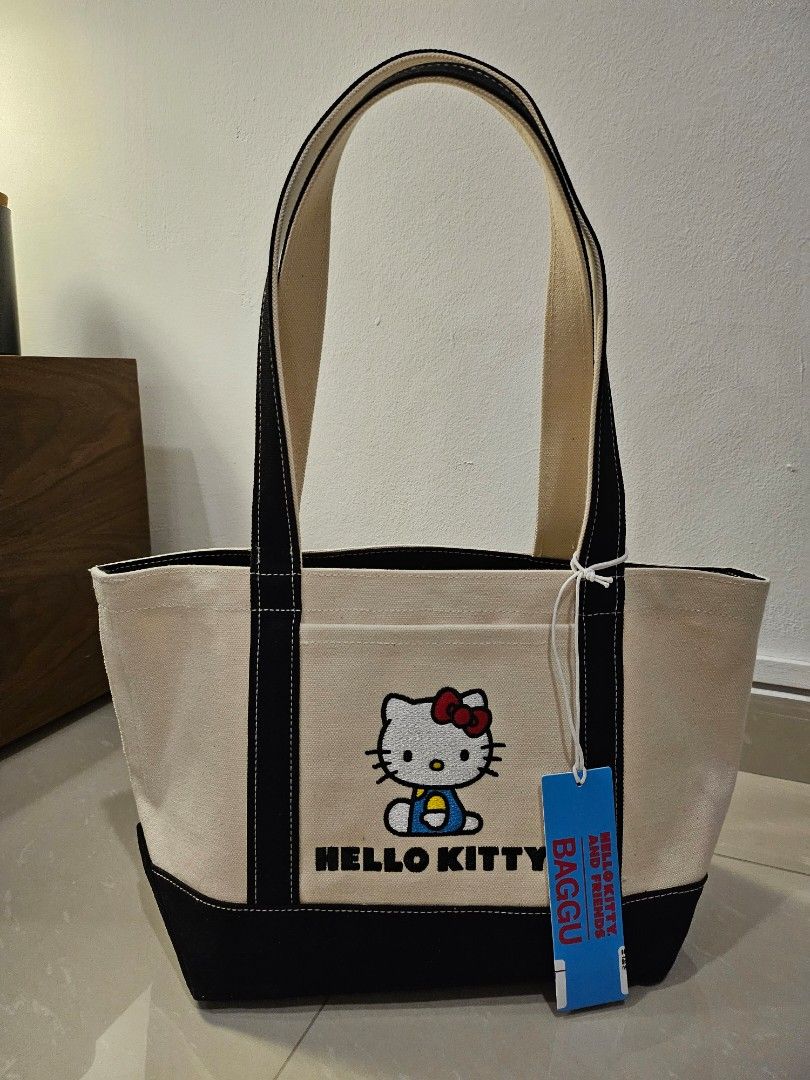 BAGGU X Hello Kitty Small Heavyweight Canvas Tote Bag