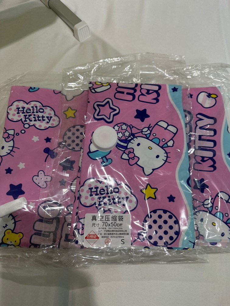 Hello Kitty vacuum compression storage bag, Hobbies & Toys, Travel ...