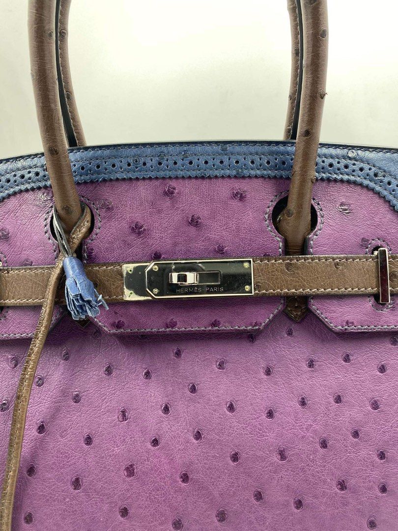 Hermes Birkin 30 Ostritch Limited Authentic (Category: Luxury Bags & Wallets) located in Paranaque City. Submitted by bagbaker (Listing ID 1263629586, Image 3). Description: Description:R in Square Model: Birkin 30 Ostrich Ghillies Bag Material: Leather Inclusions: Box,Dustbag, Paper bag,Booklet ,Raincover,lock and Key, Certificate of Authenticity, Ribbon,2 sm. Dustbag,and 1 Twilly Dimensions:30cm x 24cm x 15cm Rank: 9.5/10 condition Origin: Fran