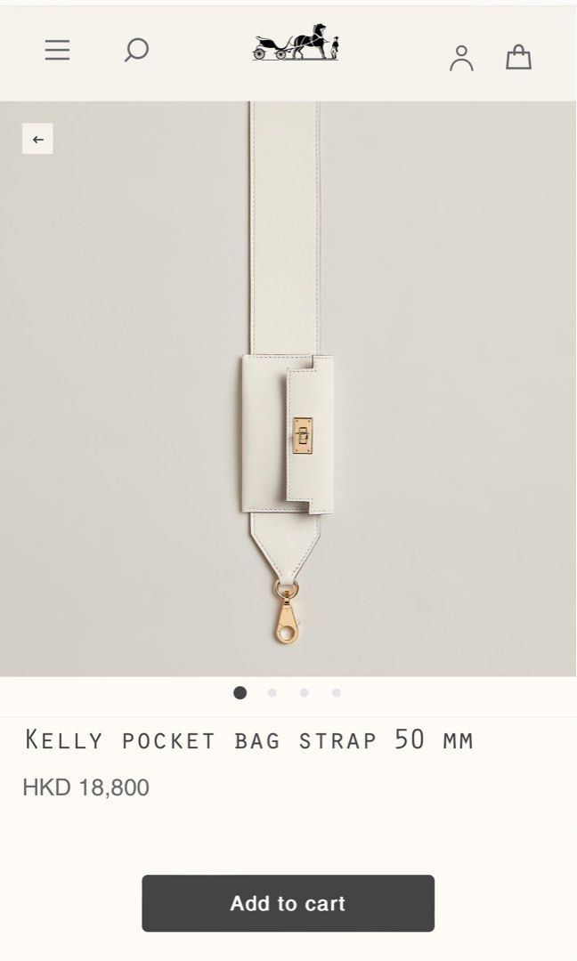 Kelly pocket bag strap 50 mm