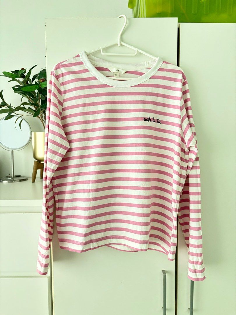 Striped jersey top h&m store