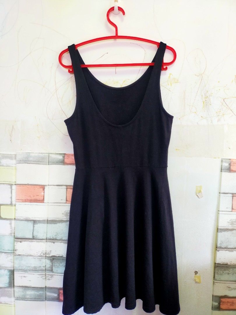 H M DIVIDED Cat Print Dress M size