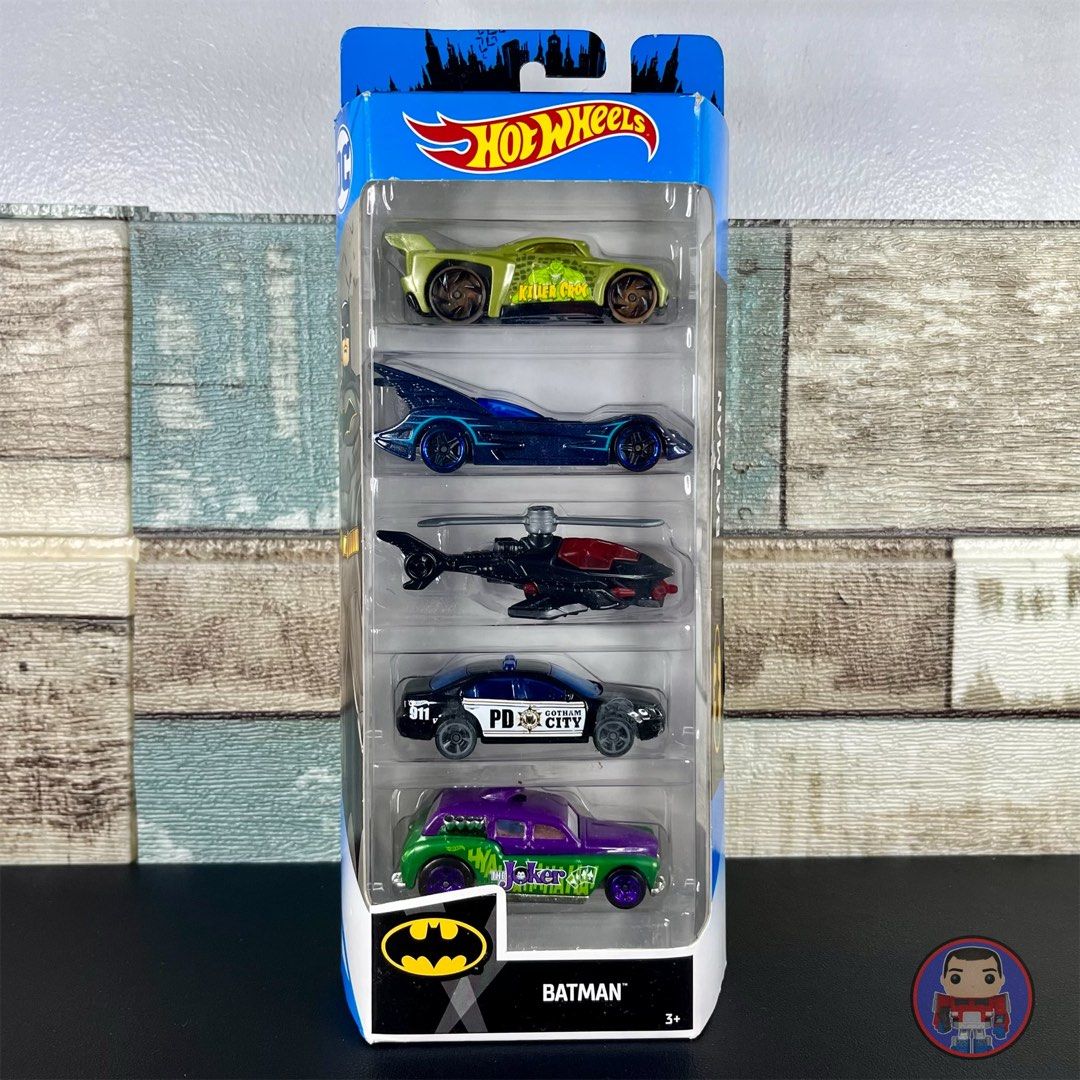 Hot Wheels Batman 5-Pack 1:64 Scale Diecast Model Cars, Hobbies & Toys ...