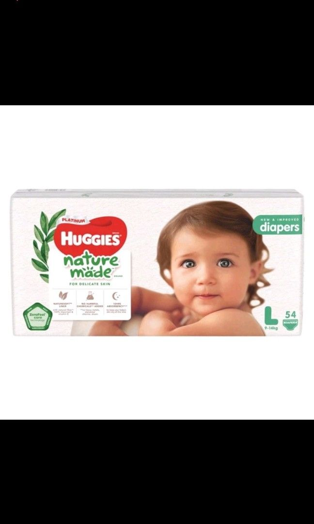 Huggies Diapers Tape L size, Babies & Kids, Bathing & Changing, Diapers