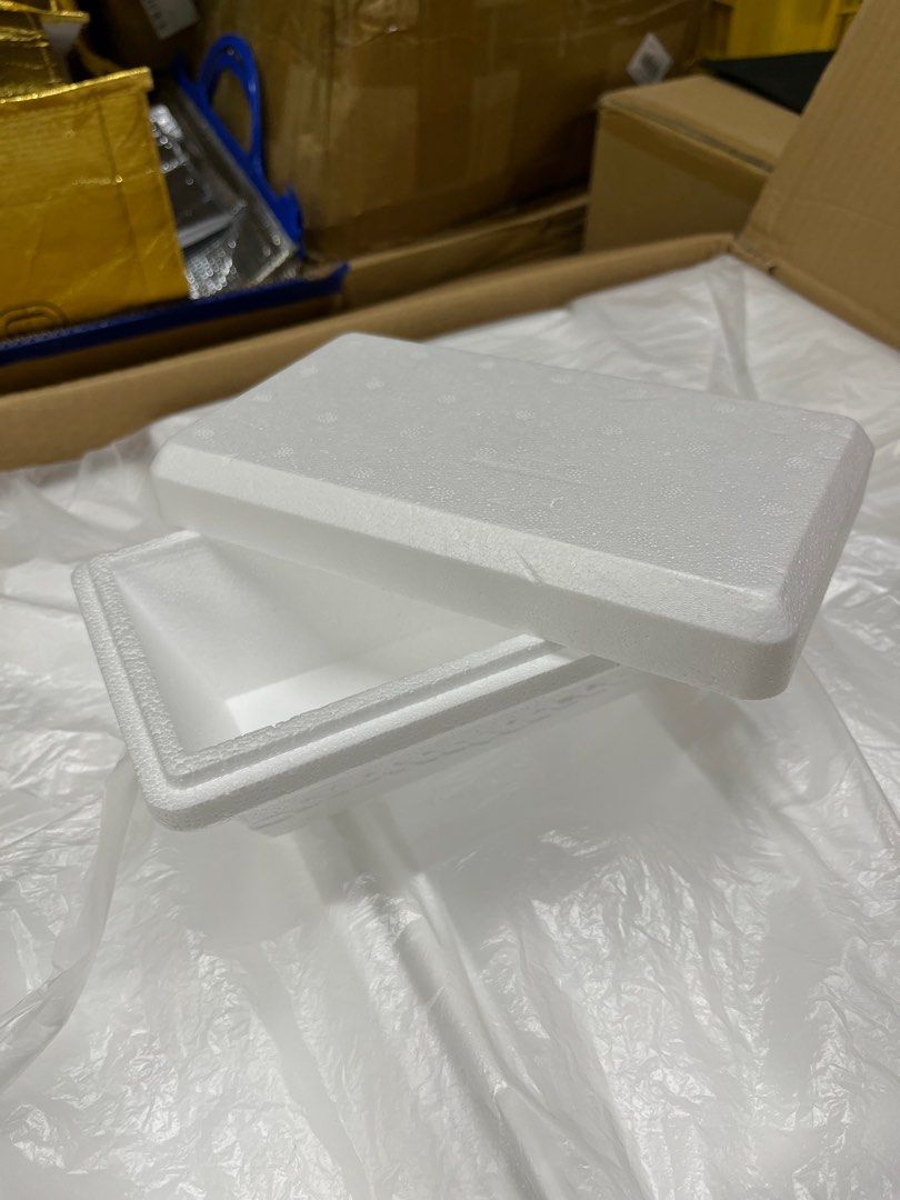 Ice Cream Styrofoam Boxes (540ml), Food & Drinks, Chilled & Frozen Food on Carousell