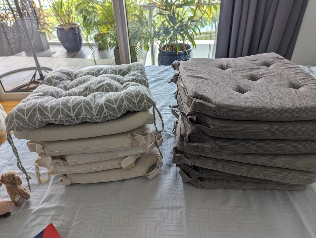 Ikea cushions for chairs, Furniture & Home Living, Home Decor, Cushions