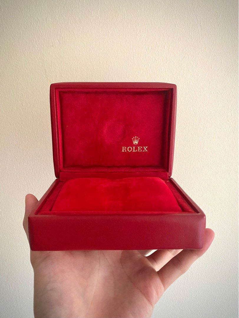 Red rolex box on sale