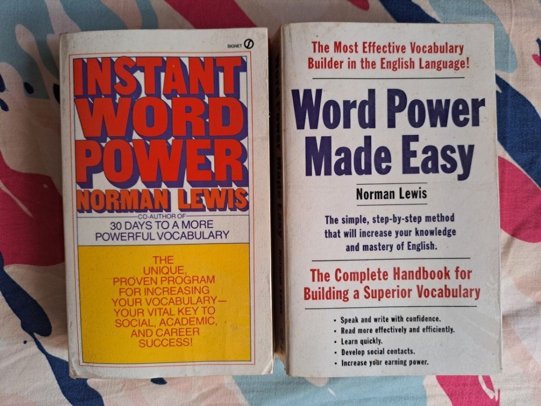 Instant Word Power and Word Power Made Easy by Norman Lewis (Language