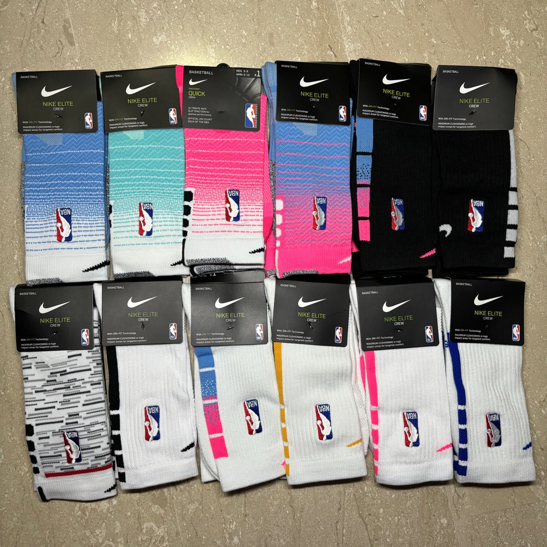 Instock NBA Elite Socks Nike Basketball Socks AUTHENTIC Men s Fashion Watches Accessories Socks on Carousell