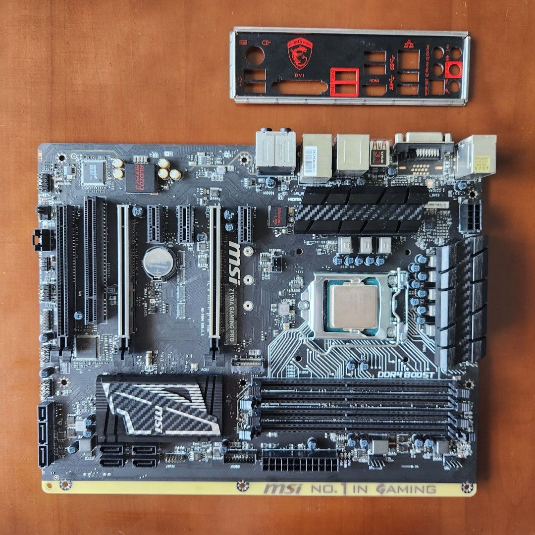 Intel Core i7 6700K + MSI Z170A Gaming Pro Motherboard