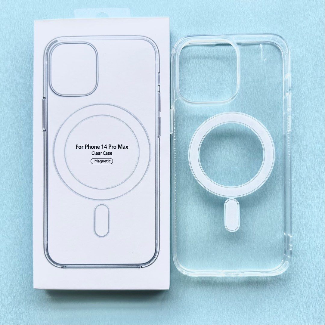 iPhone 14 Pro Max Magsafe Clear case (Category: Cases & Sleeves) located in Quezon City. Submitted by danii_03 (Listing ID 1263657394, Image 1). Description: Available for iPhone 11-15Pro Max.