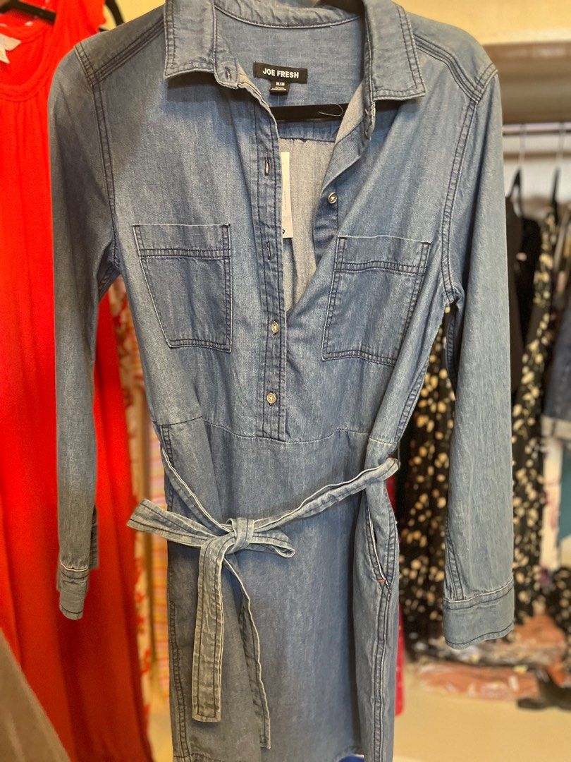 Joe fresh denim dress store