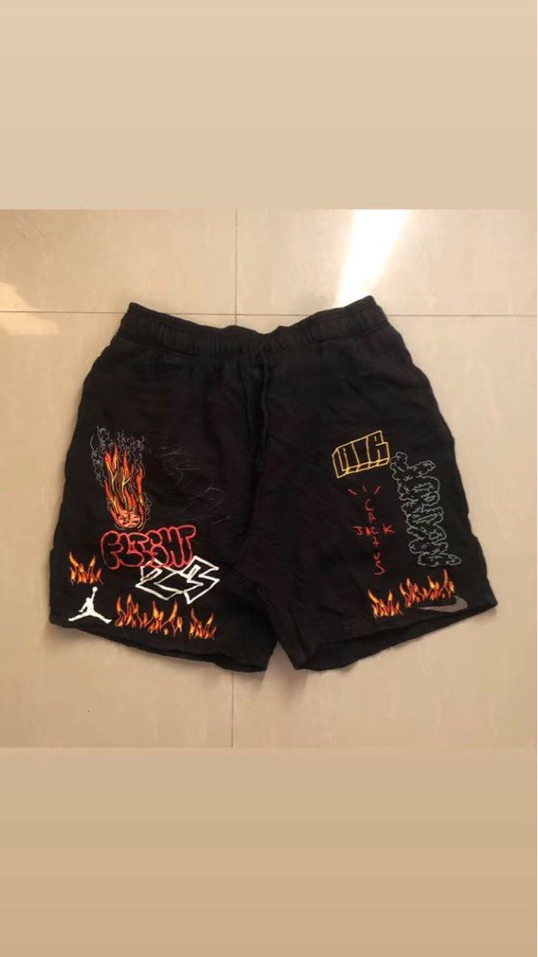 Travis scott 2025 fleece shorts