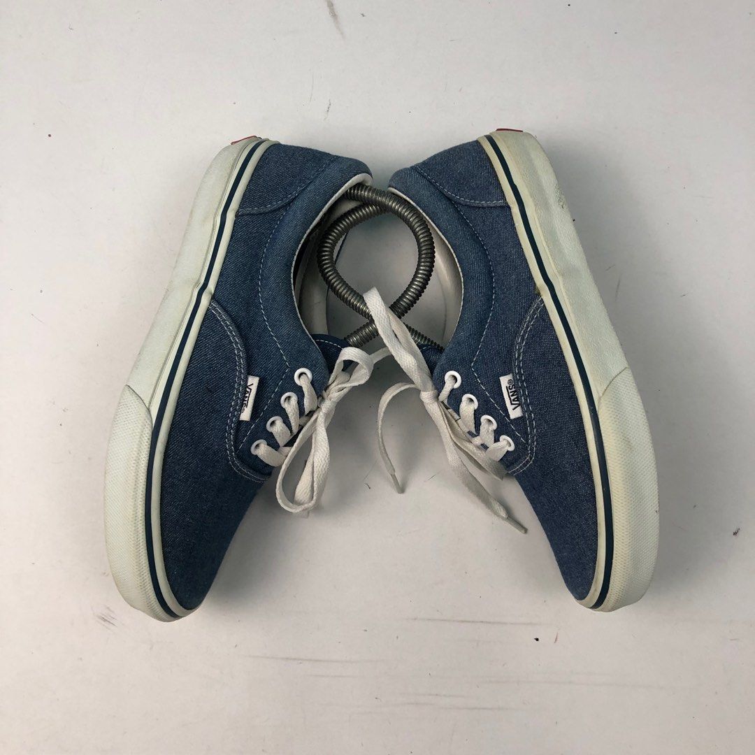 Blue denim vans top shoes