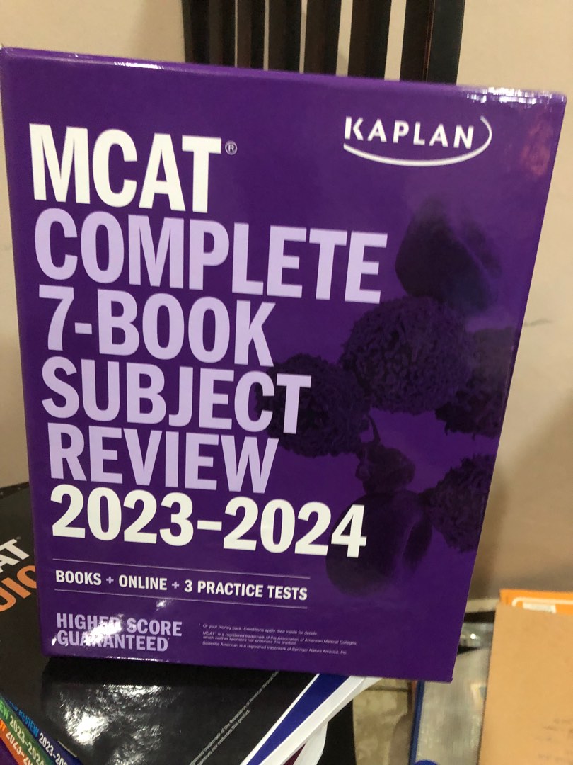 Kaplan MCAT Complete 7Book Subject Review 20232024 + Quicksheets