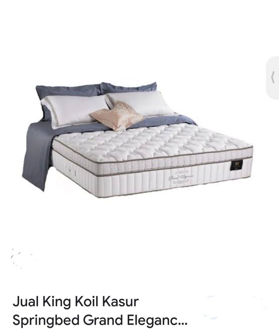 KASUR KING KOIL GRAND ELEGANT 200X200 MODEL BARU