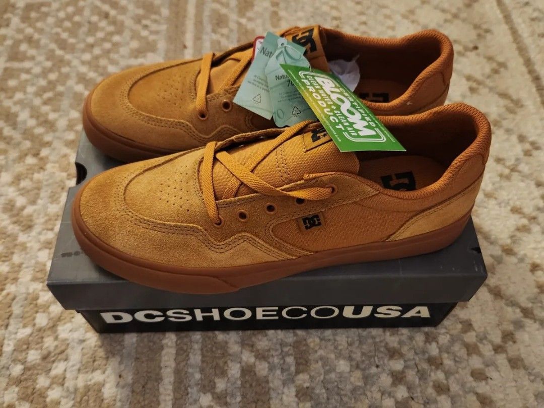 KASUT SKATE VANS ETNIES EMERICA OSIRIS ES DVS DC MENS ROWLAN WHEAT