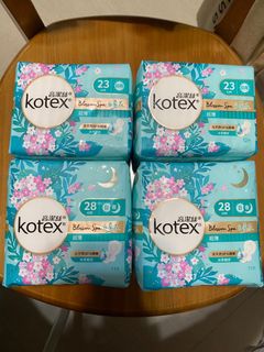 KOTEX Blossom Spa白茶花超薄日用23CM 12片 超薄日/夜用28CM 11片 高潔絲 M巾 衞生巾 衛生巾64165358734849110