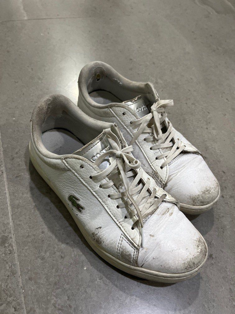 Leather white Lacoste sneakers Women s Fashion Footwear