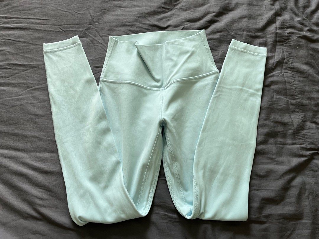 NWT LULULEMON ALIGN FULL LEGTH Leggings 28” Size 4 delicate mint green  GORGEOUS!
