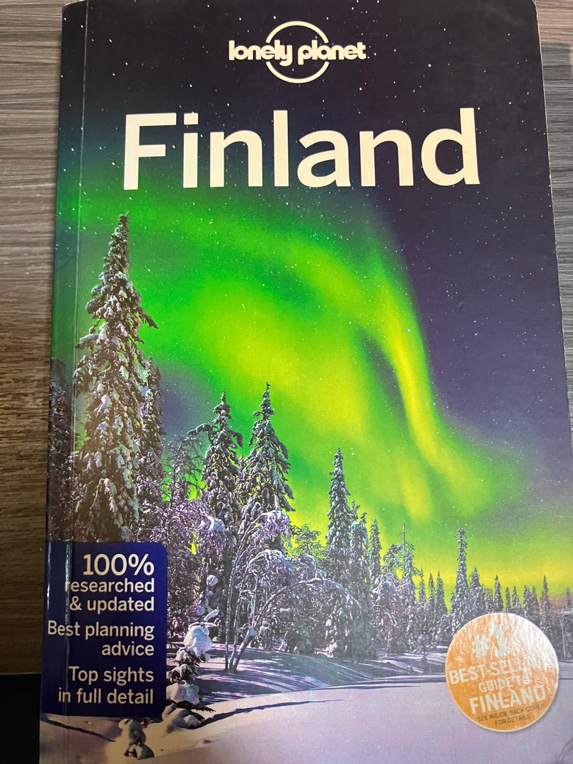 興趣及遊戲,　Lonely　書本　Planet　旅遊書-　Finland,　文具,　書本及雜誌-　Carousell