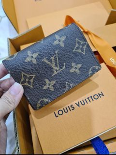 Louis Vuitton Black Epi Leather ID Holder Card Case Wallet 14LVS1210