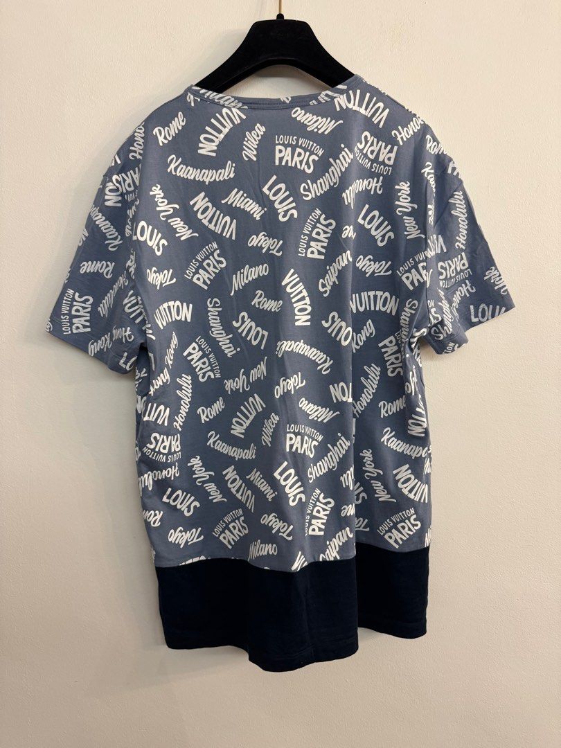 LOUIS VUITTON LV LOGO T SHIRT Luxury Apparel on Carousell