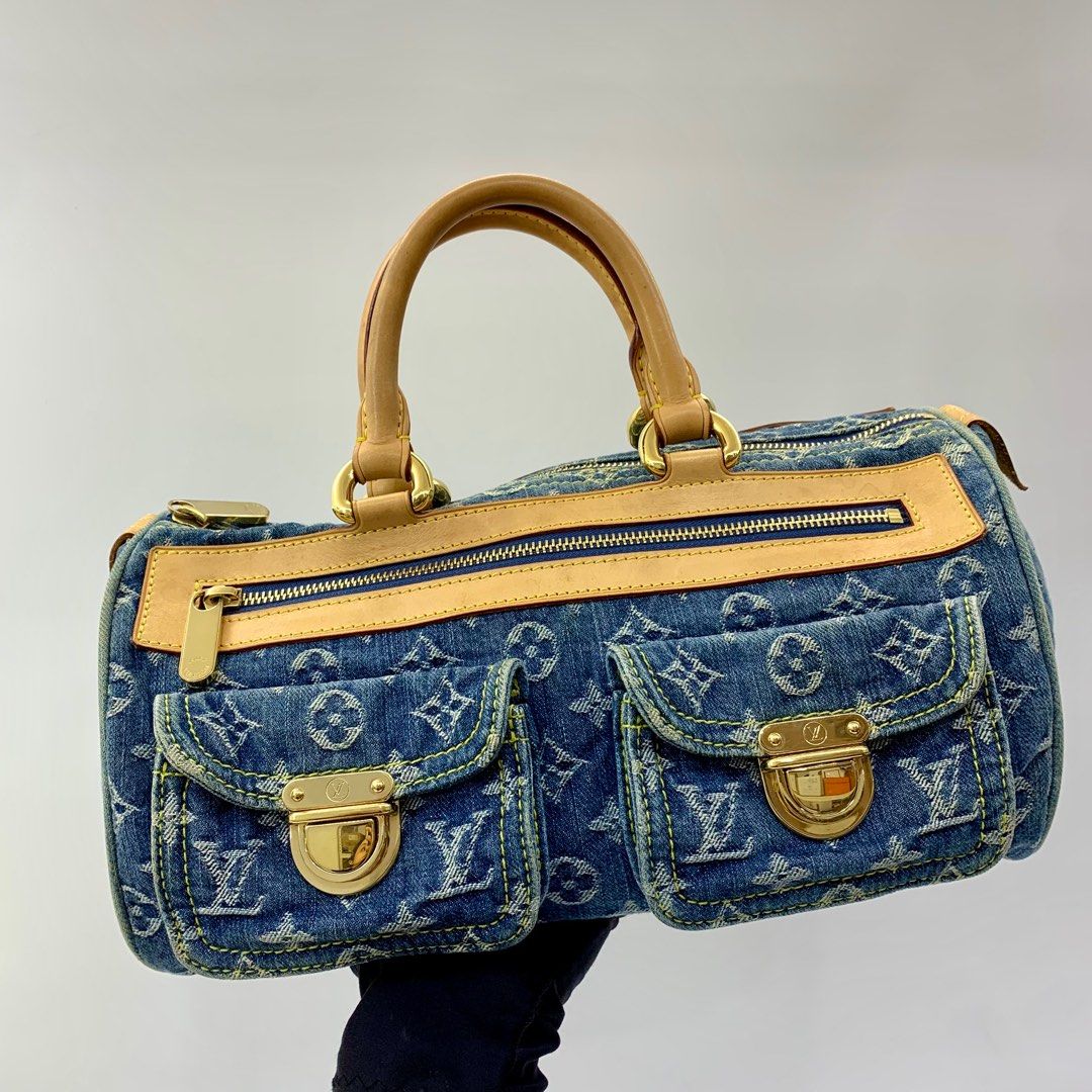 LOUIS VUITTON DENIM SPEEDY NANO, Luxury, Bags & Wallets on Carousell